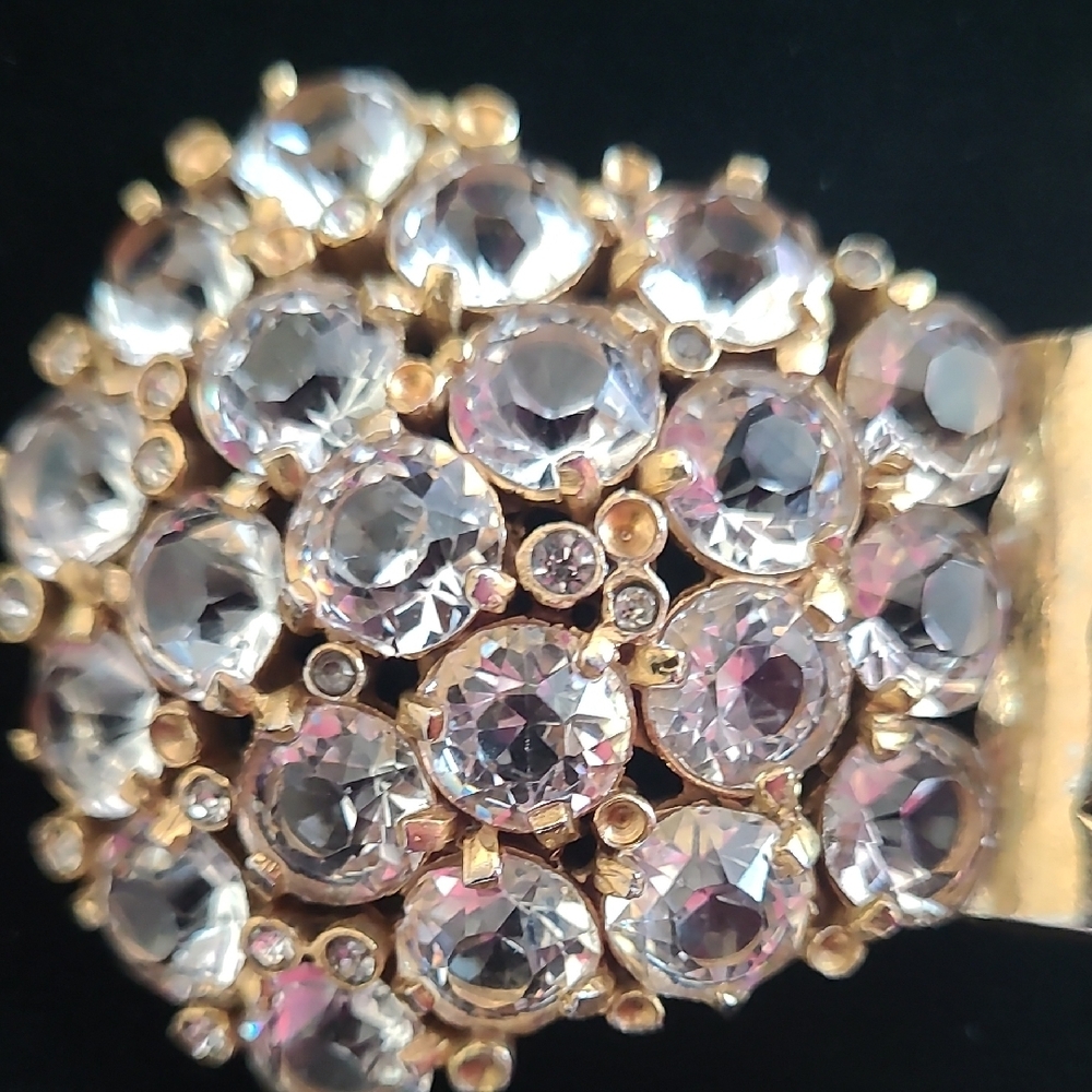 Vintage Rhinestone Dress Or Fur Clip - Picture 8 of 16
